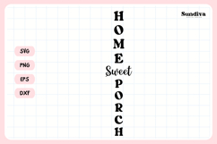 Porch Sign Saying SVG | Home Sweet Porch Product Image 3