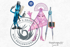 Back to School PNG Clipart, Classroom Motivational Decor Product Image 10