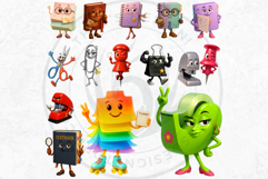 Back to School PNG Clipart, Classroom Motivational Decor Product Image 7