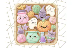 Haunted Sweet Shoppe PNG Clipart, Pastel Halloween Bakery Product Image 5