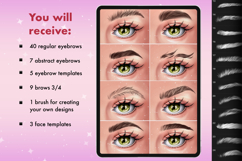 65 Procreate Brows Face Female Portrait Makeup brushes Product Image 2