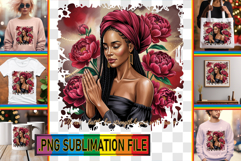 Joyful TSHIRT Sublimation Ideas, Praying Woman Product Image 1