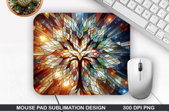 Christmas Tree Mouse Pad Sublimation,Christmas Mouse Pad PNG Product Image 1