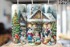 Farm Animals Tumbler Wrap - Christmas Tumbler Design Product Image 1