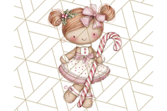 Gingerbread People Clipart, Cute Cookie PNG Illustrations Product Image 5