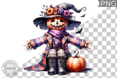 Halloween Scarecrow Sublimation - Clipart PNG Design Product Image 1