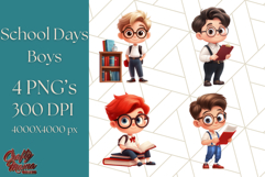 Boy Teacher Clipart PNG, Cute Male Teacher Illustration Product Image 1