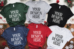 Christmas Family Matching Group T-Shirt Mockup Product Image 1