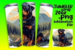 Mountain Trek Pup Tumbler Wrap - Sublimation Product Image 1