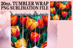 15x Dazzling 3D Spring Flower Tumbler Wrap Bundle PNG Product Image 3
