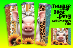 RADIANT 20oz Tumbler Graphic for Gifts , Cute Animals Product Image 1