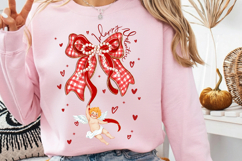 Happy Valentine Png, Valentine Cupid Png, Preppy Valentine C Product Image 1