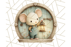 Cozy Cabin Critters Clipart PNG, Fall Animal Png Product Image 5