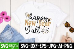 Happy New Year 2024 SVG | Hello 2024 SVG | New Years Design Product Image 1