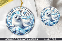 Animals Stained Glass Ornament Bundle, 30 High-Quality PNG Product Image 17