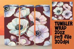 PLAYFUL PNG for 20oz Tumbler , Flower Pattern Product Image 1