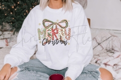 White Christmas Sweatshirt Mockup Product Image 2
