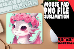 Bright MOUSE PAD Inspirational Design, Dragon Product Image 1