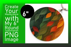 Sublimation Round Design with Unique Gradient Designs Product Image 1