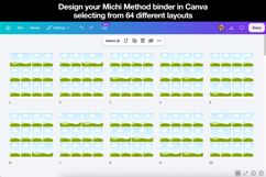 65 different michi method layouts