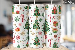 Christmas Tree Tumbler Wrap -High Quality 300 Dpi Product Image 1