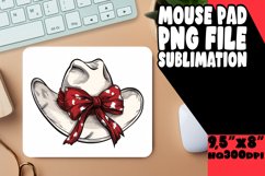 Playful Flowered Mousepad Sublimation PNG Product Image 1
