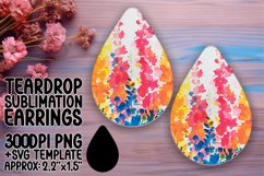 Blossom Beauty Teardrop Earrings Product Image 1