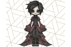 Gothic Halloween Clipart Dark Aesthetic PNG, Halloween Png Product Image 5