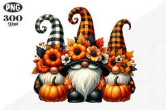 Halloween Gnomes Sublimation - Clipart PNG Design Product Image 1