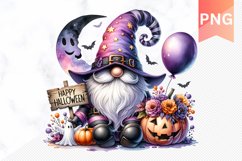 Halloween Gnome Sublimation - Clipart PNG Design Product Image 1