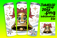 Personalized 20oz Tumbler Gift , Cute Christmas Product Image 1