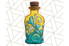 Stained Glass Sea Creatures PNG Clipart, Ocean Fantasy Product Image 5