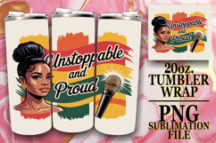 PRESENT OF LAUGHTER 20oz TUMBLER WRAP, Juneteenth Product Image 1