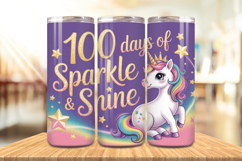 100 Days Of School Tumbler wrap, Teacher Day 20oz Tumbler Product Image 1