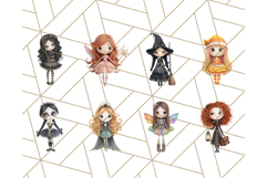 Halloween Whimsy Clipart, Cute Costume PNG Graphics Product Image 5