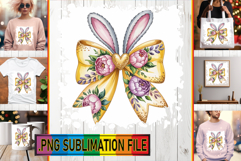 Fun TSHIRT Sublimation Designs, Easter Bow Product Image 1