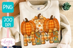 Fall Mimi sublimation PNG, Fall shirt front and back PNG Product Image 3