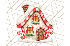 Peppermint Candy Cane Clipart PNG, Christmas Sweet Street Product Image 5