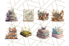 Cottagecore Butterfly and Book PNG Clipart Reading Elements Product Image 5
