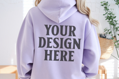 Safety Pink Gildan 18500 Hoodie Mockup, Unisex Sweatshirt Mo Product Image 1