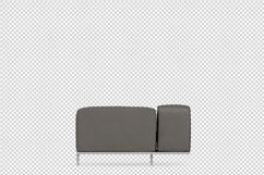 Isometric Arm Chair 3D isolated render Product Image 1