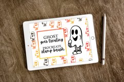 Procreate - Ghost Trick Or Treating Stamp Product Image 1