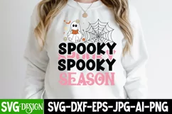 Spooky Season SVG Cut File, Spooky Season SVG Design PNG Product Image 1