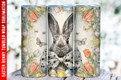 Easter Bunny Tumbler Wrap | 20oz Straight &amp; Tapered Tumbler Product Image 1
