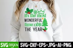 It's the most Wonderful time of the Year Sublimation Design Product Image 2