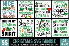 Christmas SVG Bundle, Christmas SVG Design, Christmas Quotes Product Image 1