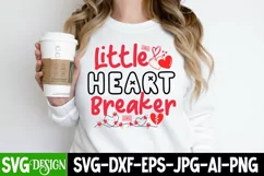 Little Heart Breaker - Valentine's Day -Valentines SVG Product Image 1