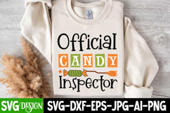 Official Candy Inspector SVG Cut File,Halloween SVG Design Product Image 3