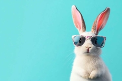 funny bunny with glasses Product Image 1
