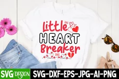 Little Heart Breaker - Valentine's Day -Valentines SVG Product Image 2